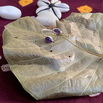 Amethyst Bud Toe Ring (Single)